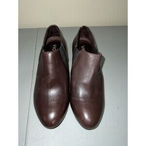 Vionic Stanton Brown Leather Wedge boot shoe Bootie women’s size 6 NEW